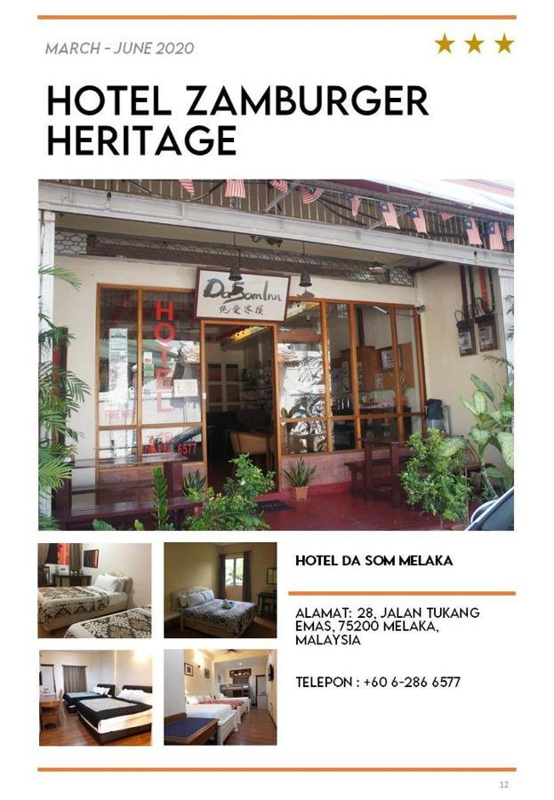 Hotel Zamburger Heritage Melaka Zewnętrze zdjęcie